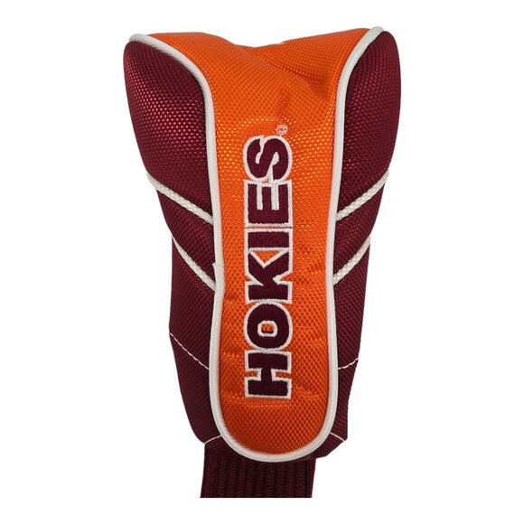 Virginia Tech Hokies Golf Club Head Cover Knit Sock #1 Driver VT College Team - Picture 3 of 7